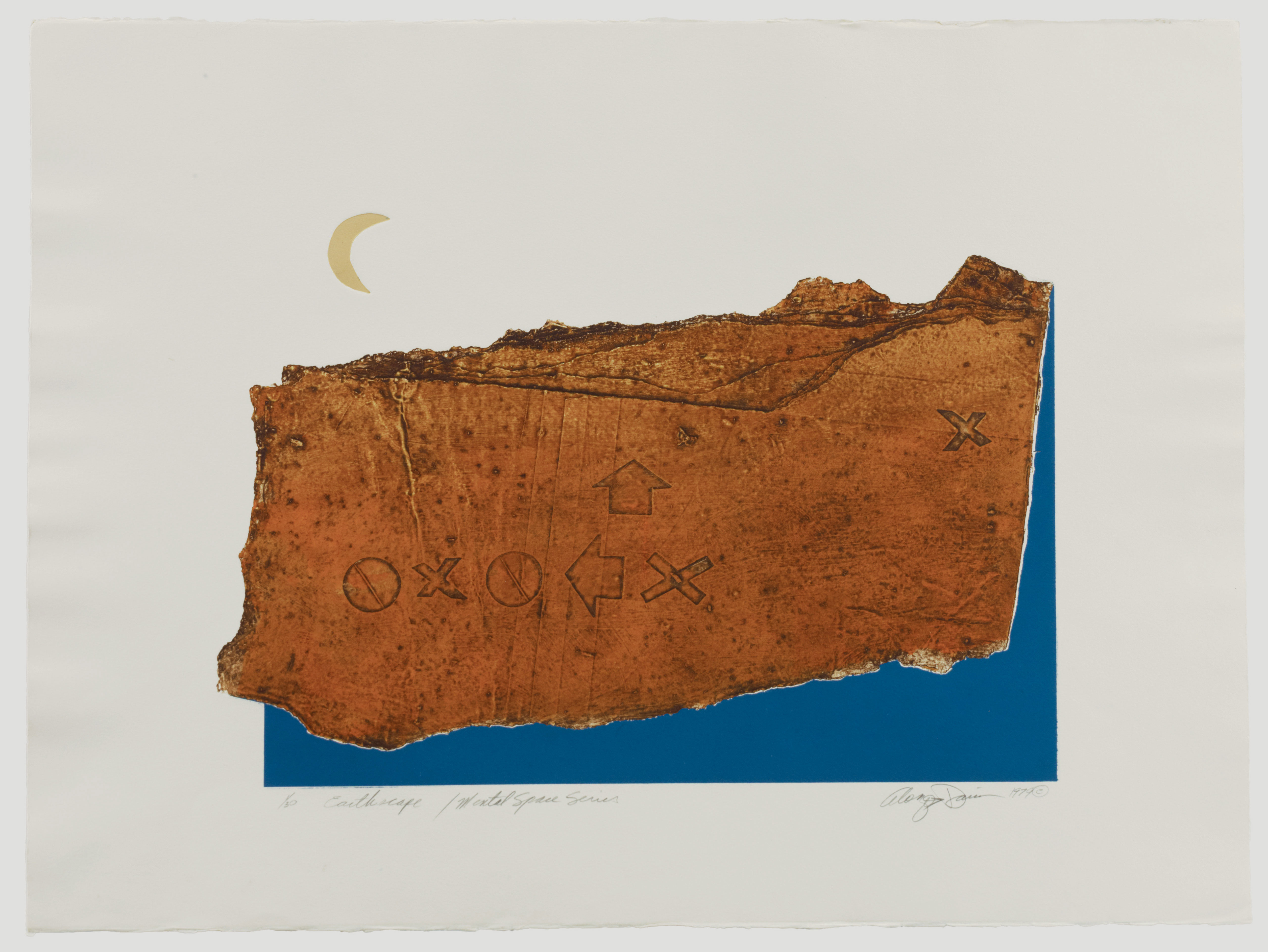 Earthscape, from the Mental Space Series, by Alonzo Davis, 1978-1979