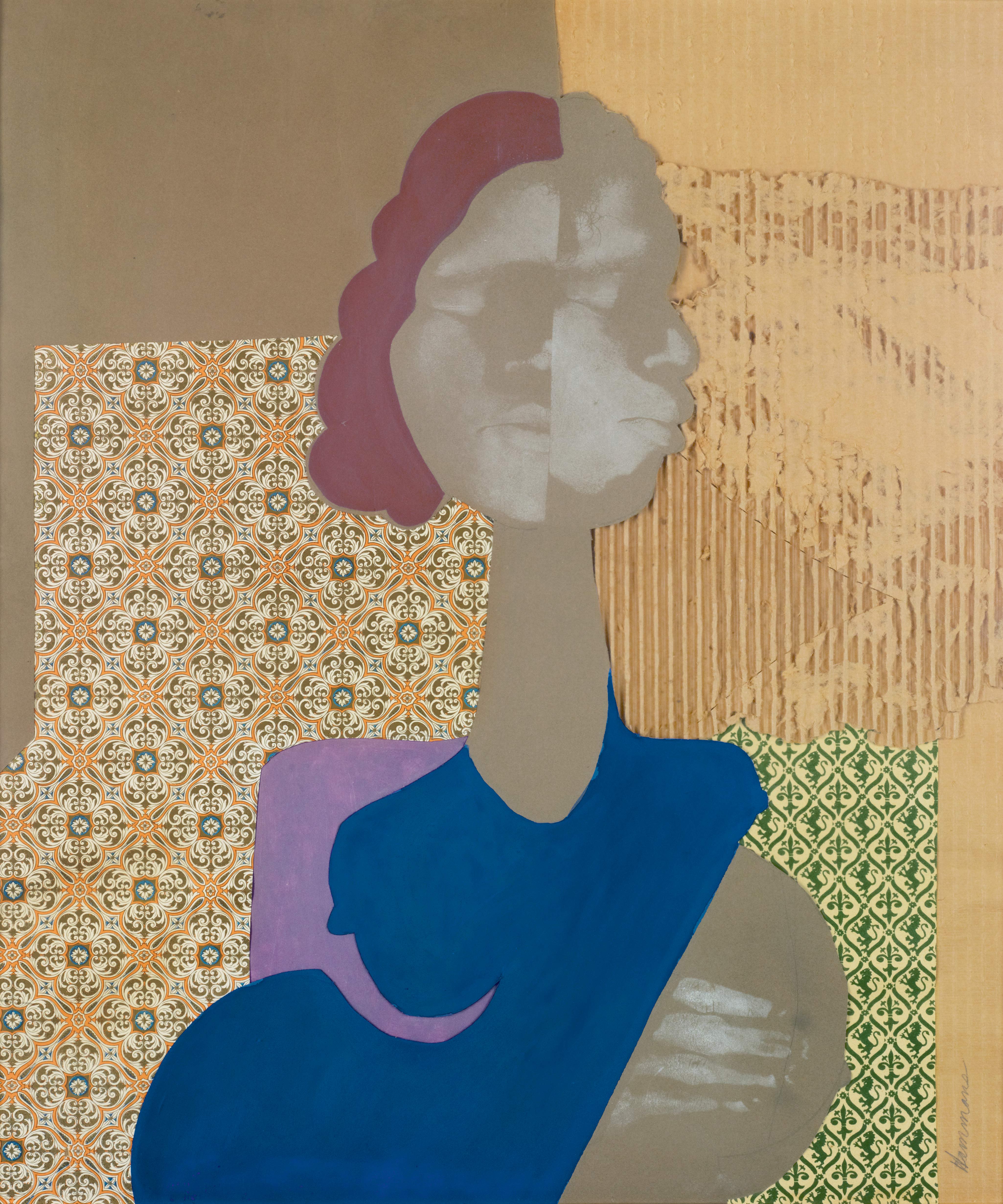 Blue Female, by David Hammons, c.1970s