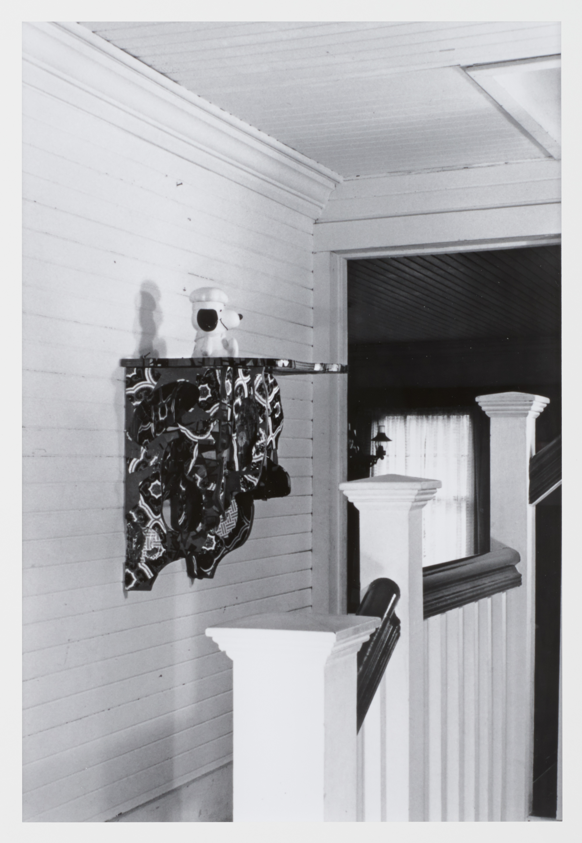 Shelf Arrangement for the Wachtel's Stairway, Hampton Bays, New York, by Haim Steinbach, 1982