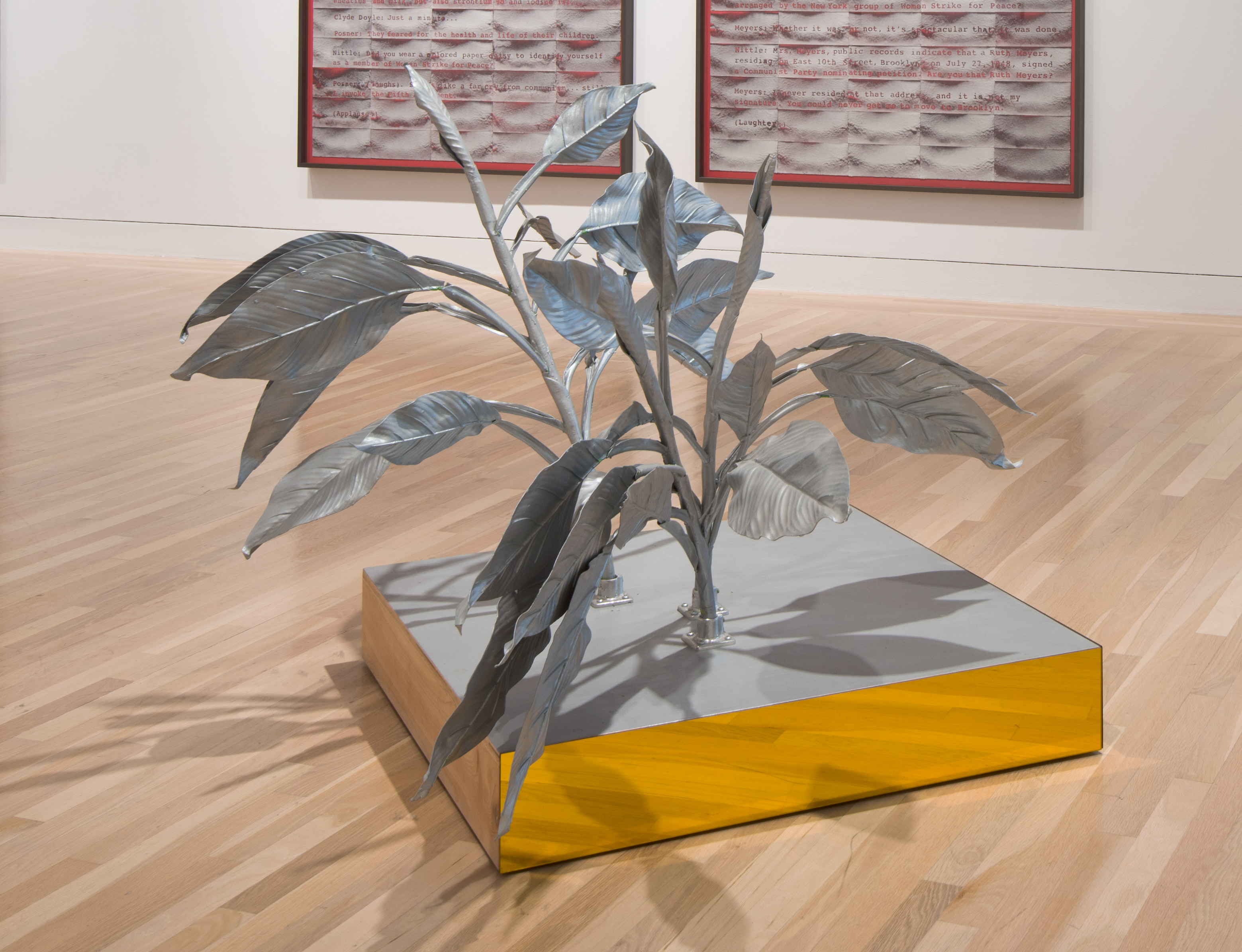 Silver Plant Platform, by Tom Burr, 1997
