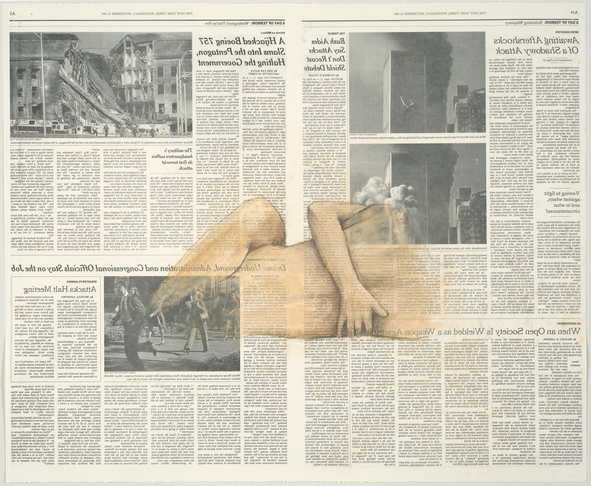 September 12, by Robert Gober, 2005–9