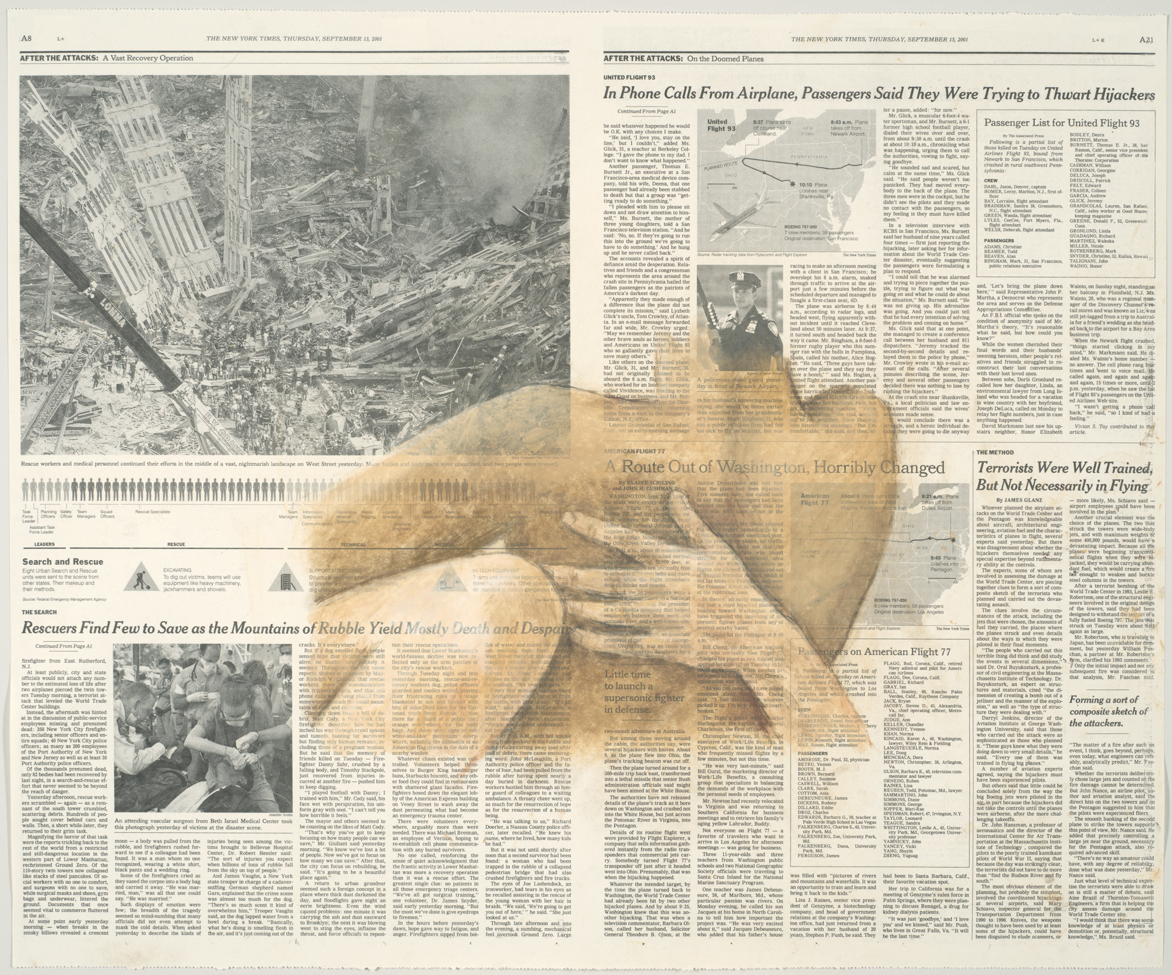 September 12, by Robert Gober, 2005–9