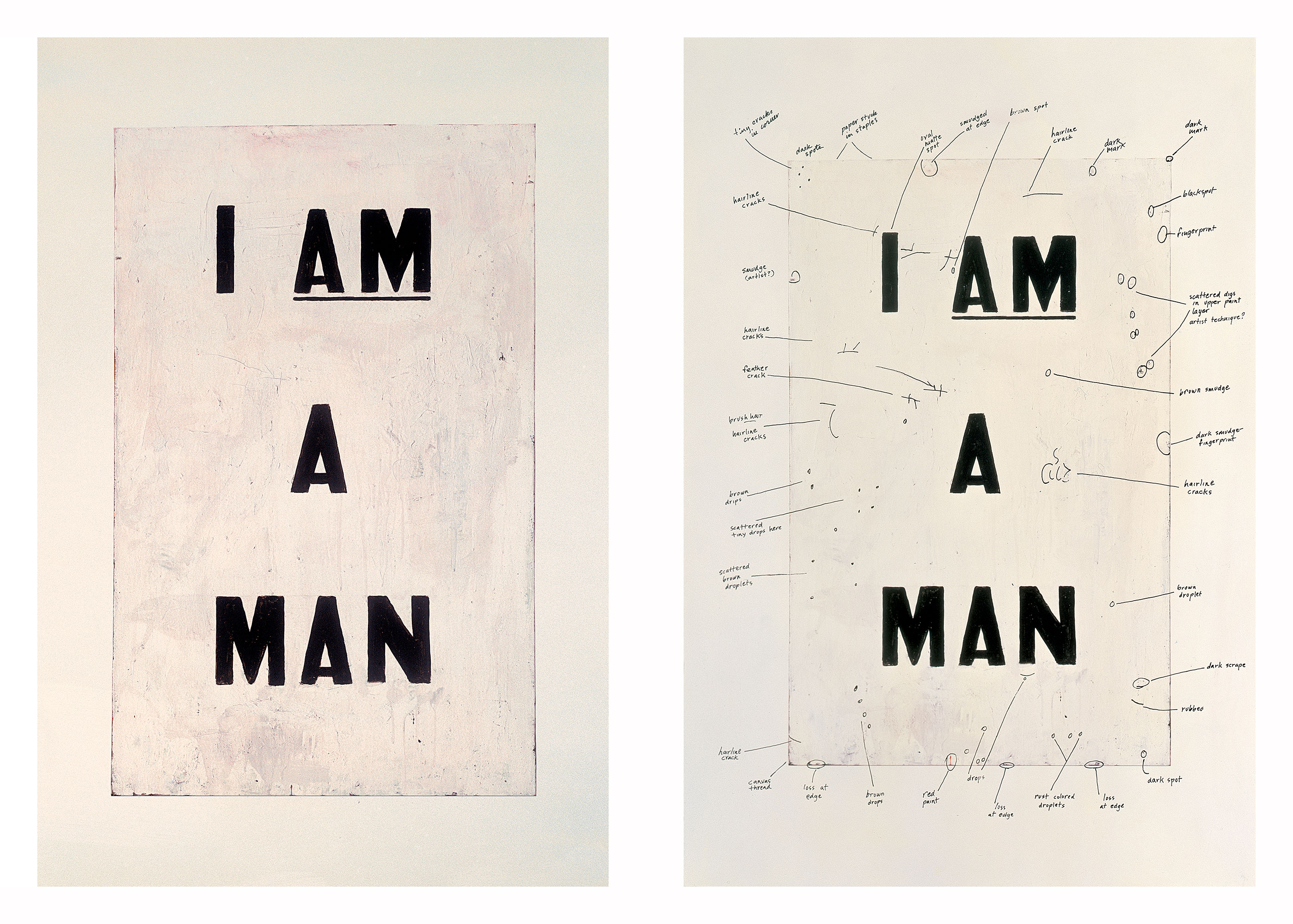 Condition Report, by Glenn Ligon, 2000