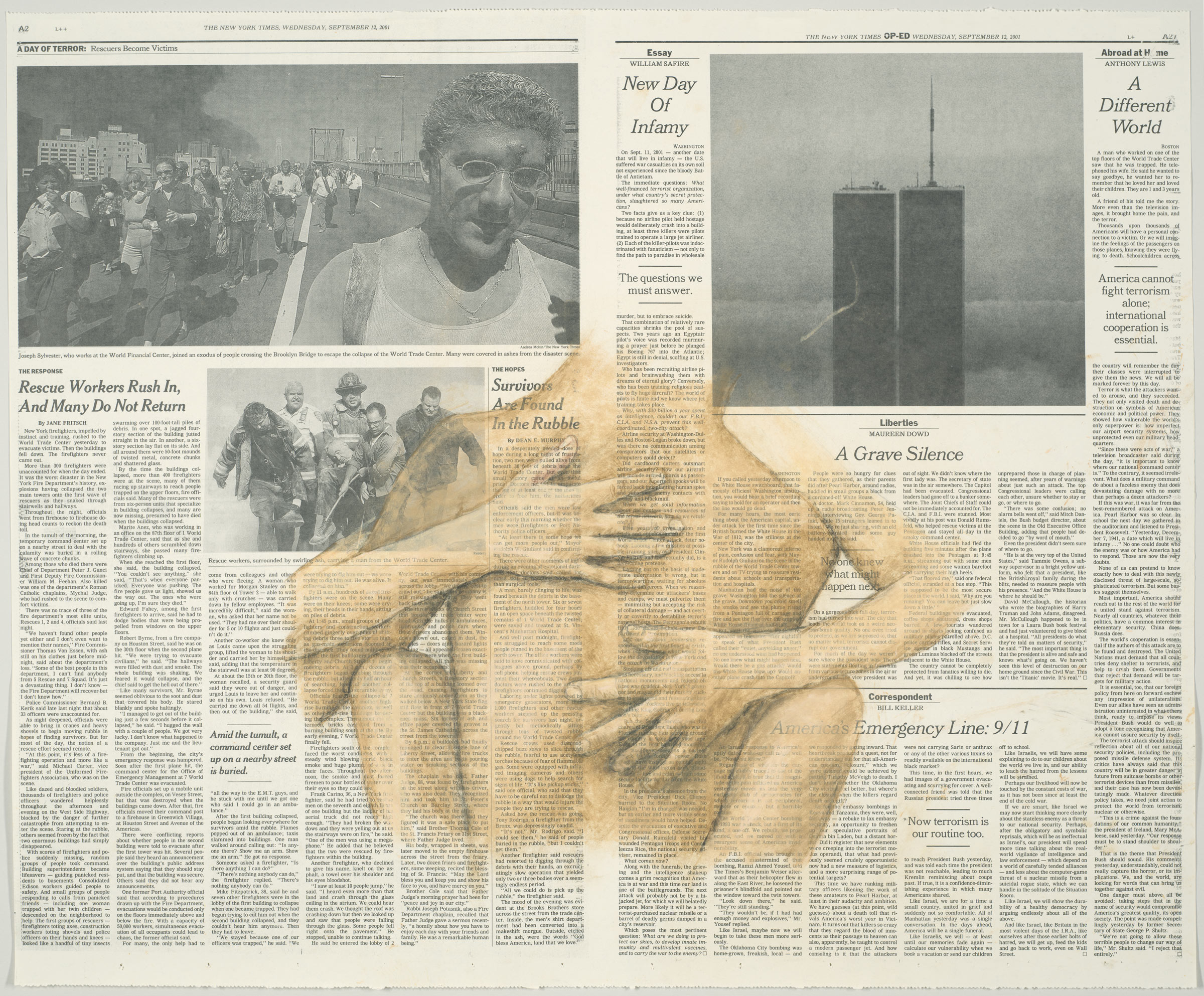 September 12, by Robert Gober, 2005–9