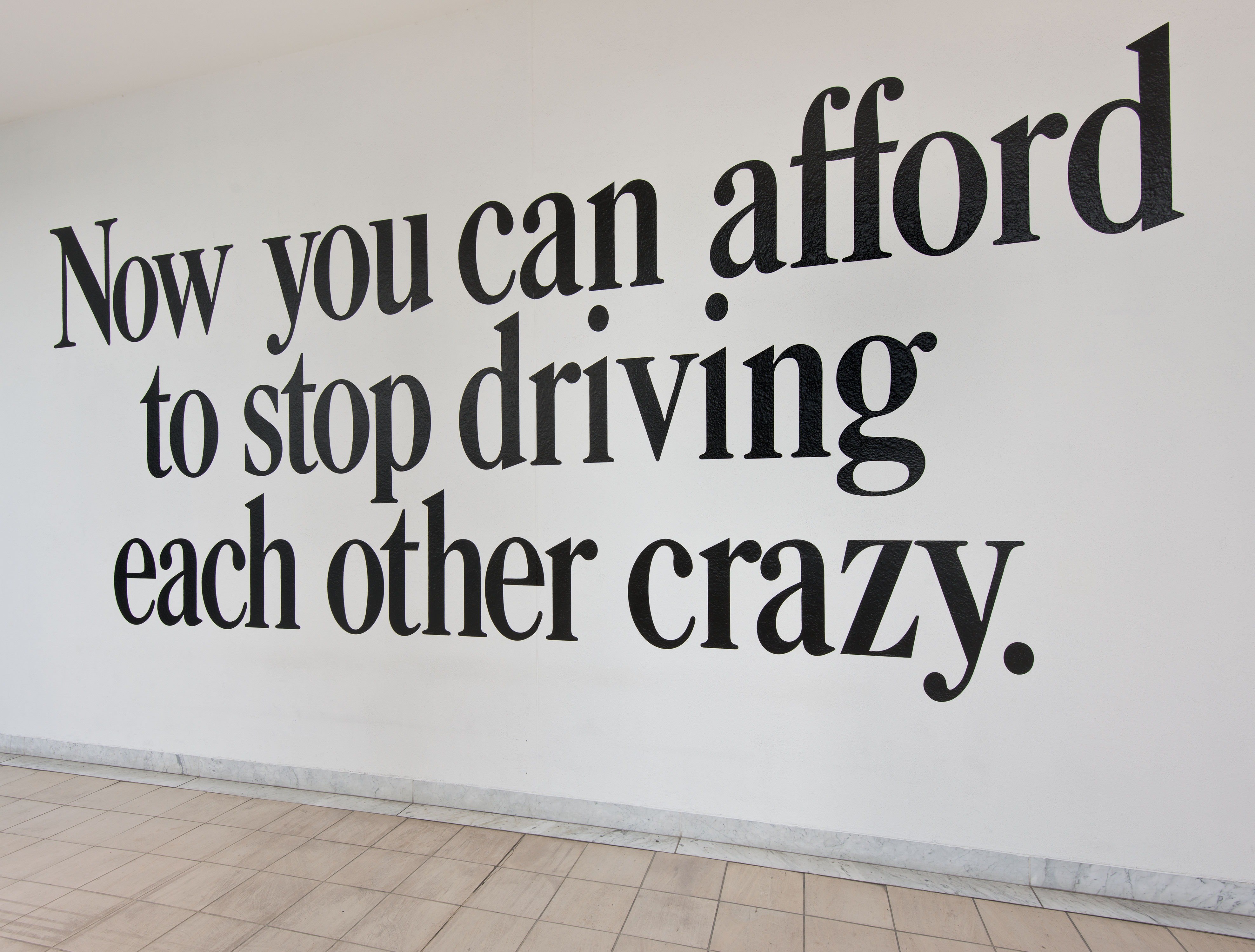 now you can afford to stop driving each other crazy, by Haim Steinbach, 1986
