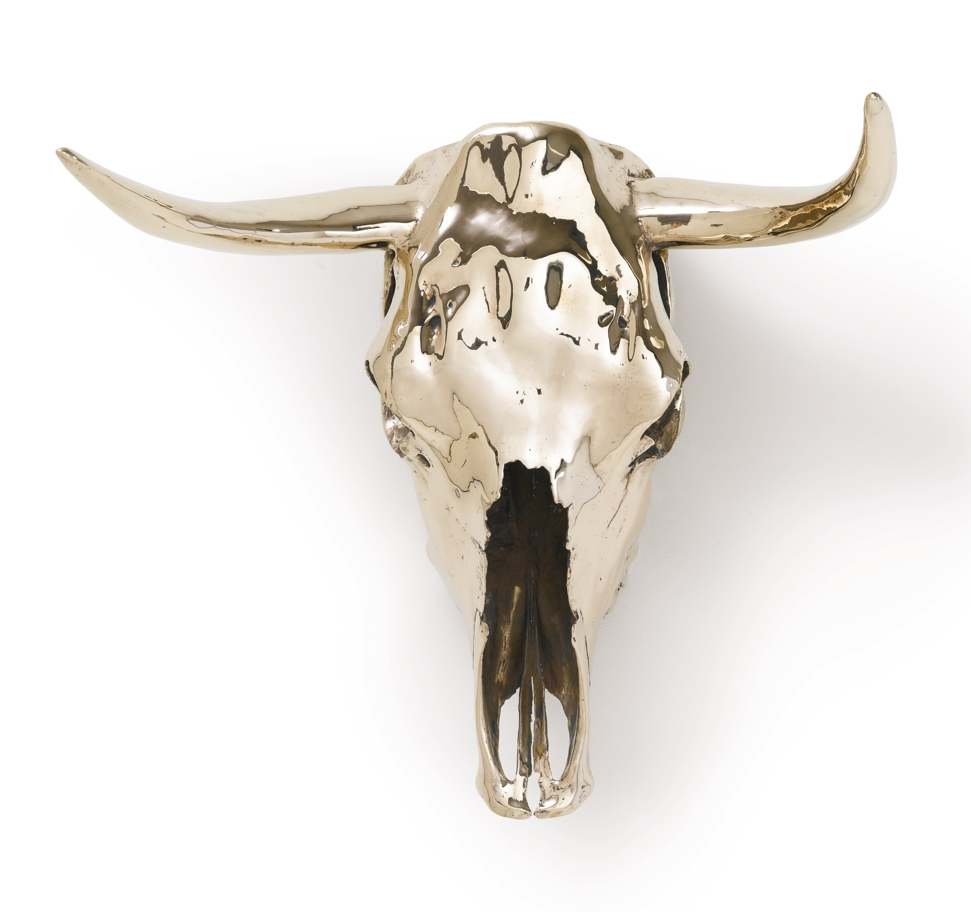 Steer Skull, Horned, by Sherrie Levine, 2002