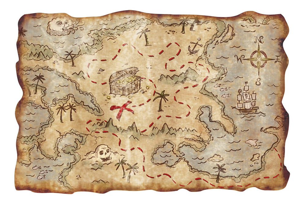 Detailed Treasure Map