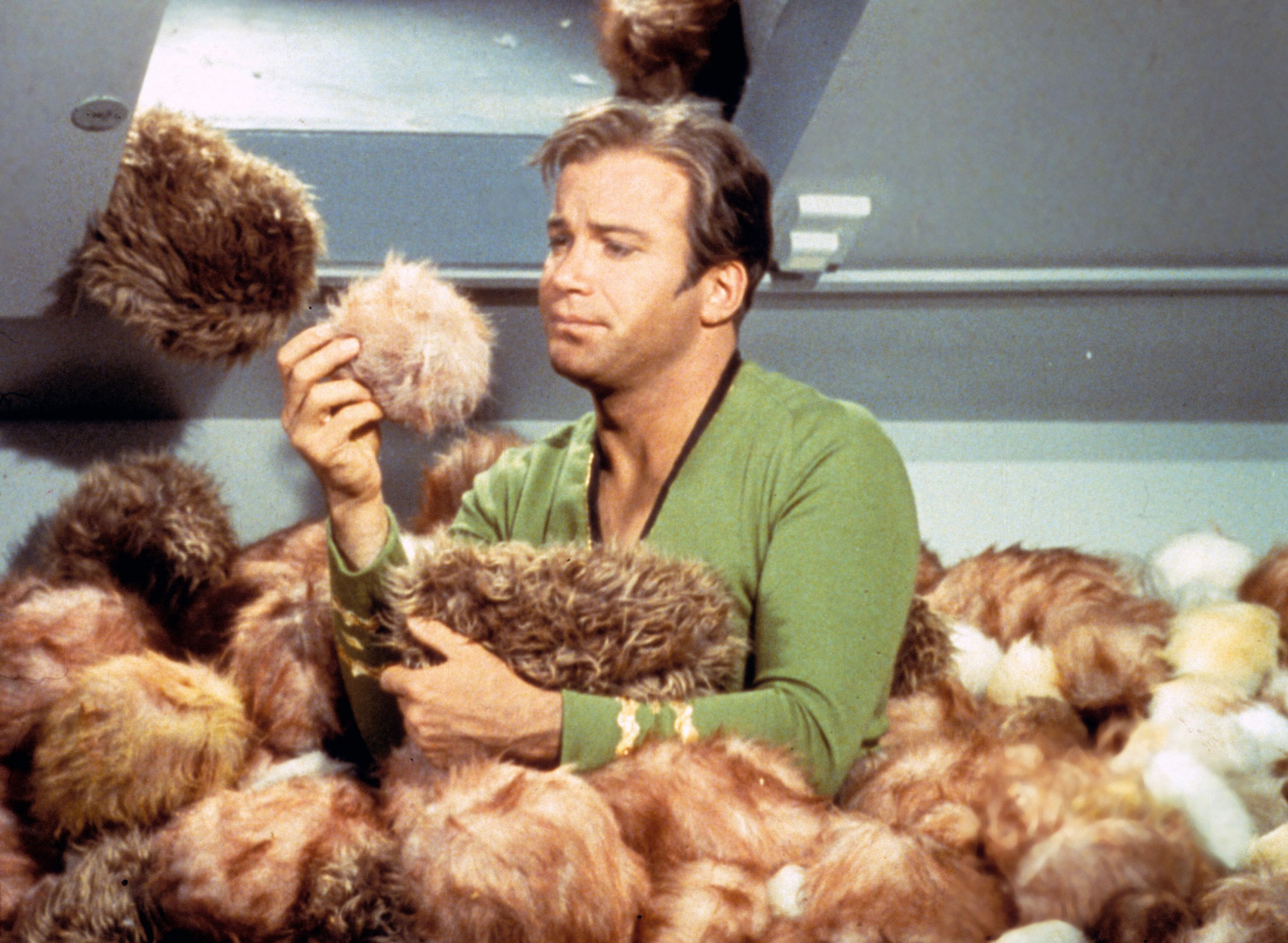 star trek cast trouble with tribbles