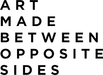 Logo reading "ART MADE BETWEEN OPPOSITE SIDE"