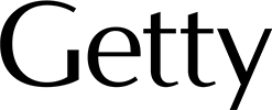 Getty logo in black text