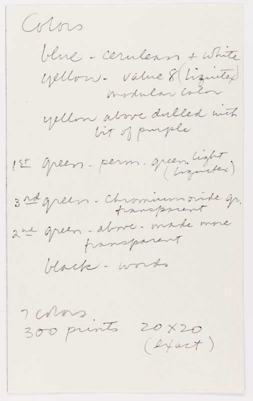 Corita Kent, Untitled, 1980