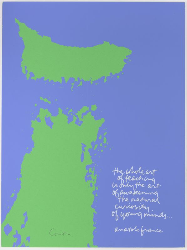 Corita Kent, teaching, 1975