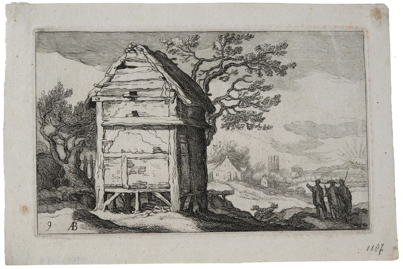 Abraham Bloemaert, Landscapes with Farmhouses #9, 1564-1651