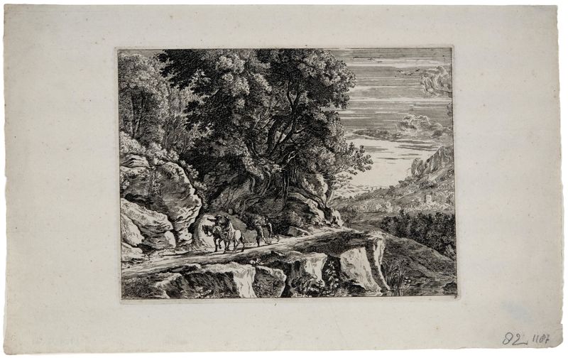 Anonymous, Landscape, 18th century