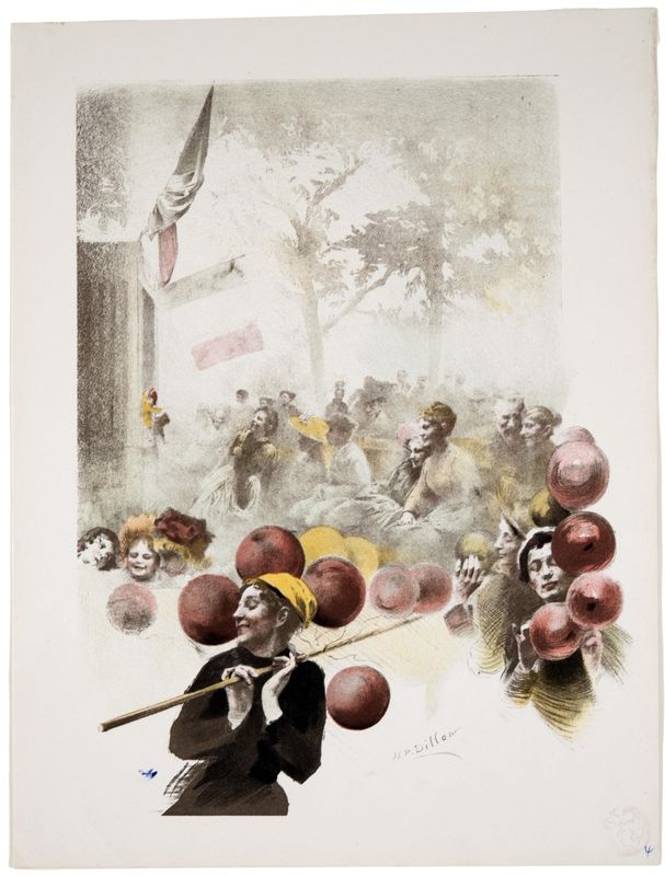 Henri Patrice Dillon, Pulchinella, 1851-1909