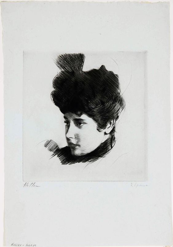 Paul César Helleu, Visage, n.d.