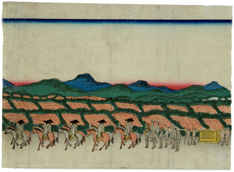 Anonymous, Untitled (Funeral procession), 19th century