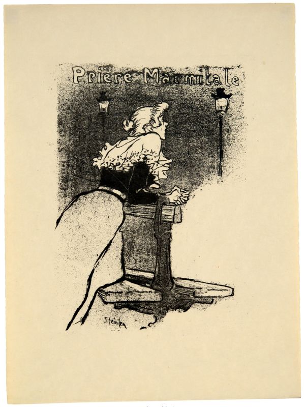 Théophile Alexandre Steinlen, Prière Marmitale, 1894