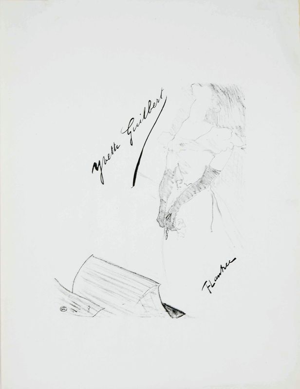 Henri de Toulouse-Lautrec, Frontispiece (Yvette Guilbert), 1898