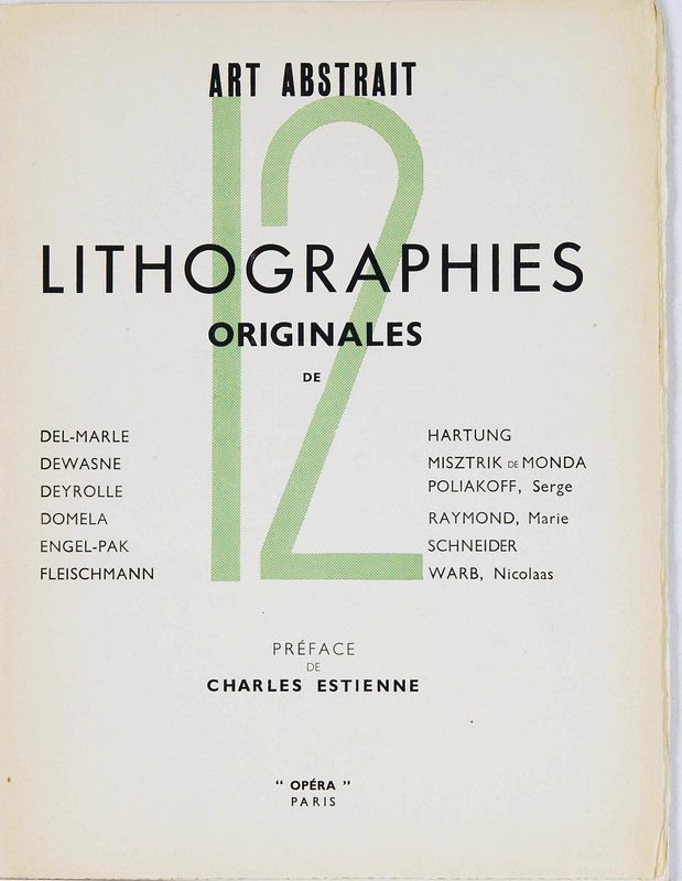 Félix Del Marle, Art Abstrait, 1946