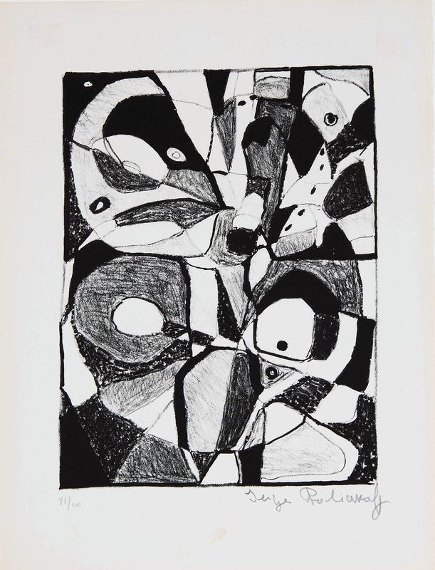 Serge Poliakoff, Composition, 1946