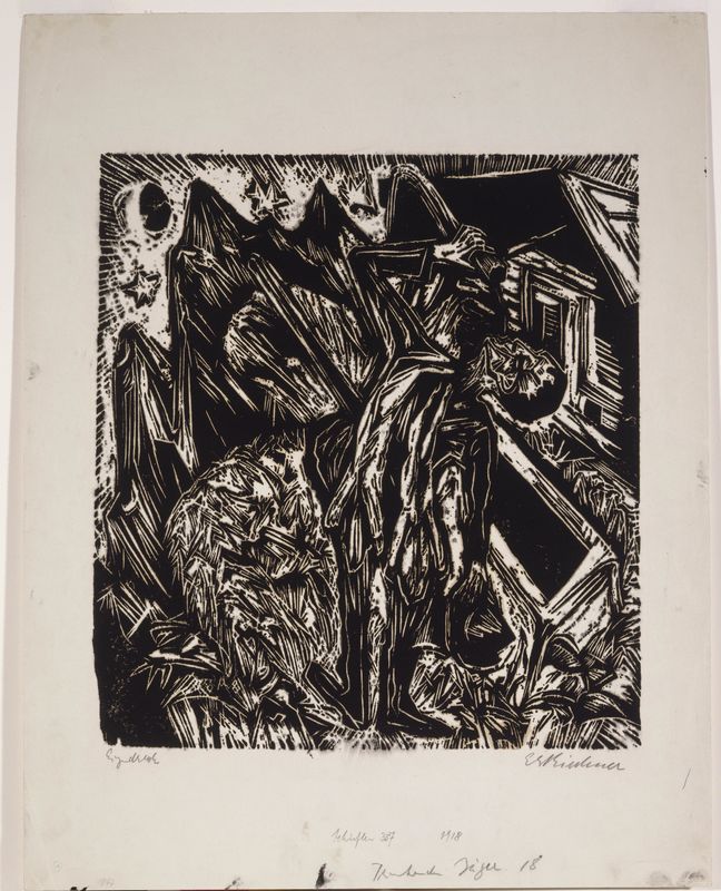 Ernst Ludwig Kirchner, Jäger, 1919