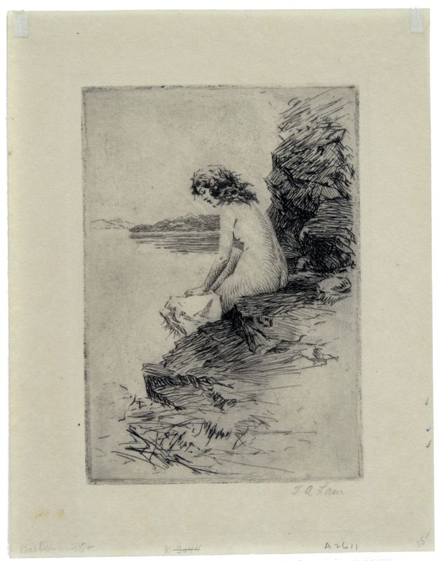 Andrew Law, Bathing Nude II, 1890