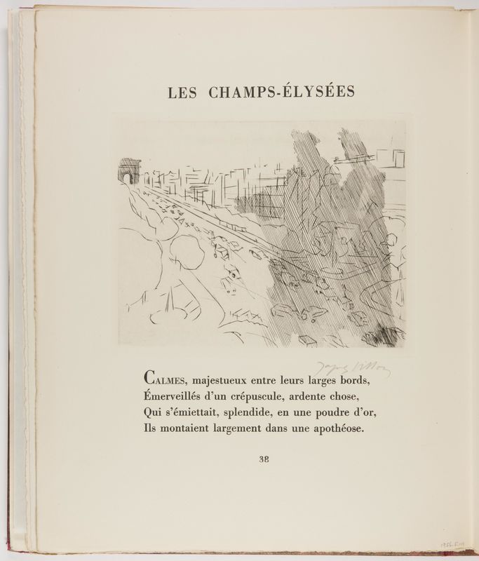 Jacques Villon, Poésies de Pierre Corrard, 1937