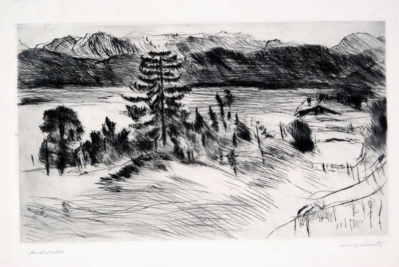 Lovis Corinth, Large Walchensee Landscape, 1923