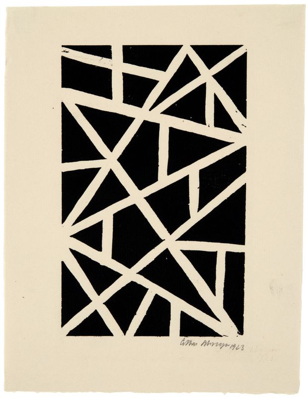 Lothar Schreyer, Abstract Composition, 1923