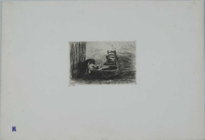 Jozef Israëls, Child in the Cradle, 1875