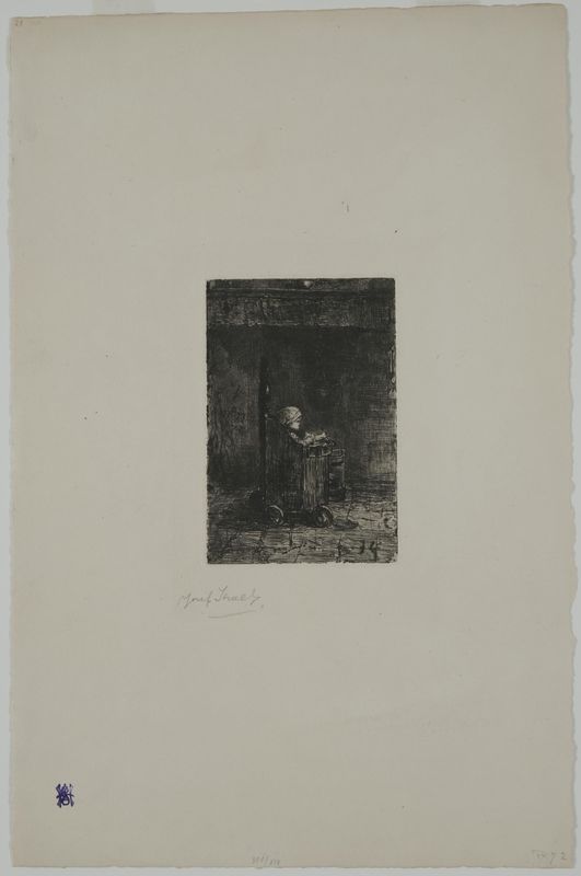Jozef Israëls, Child in the Chair, 1875