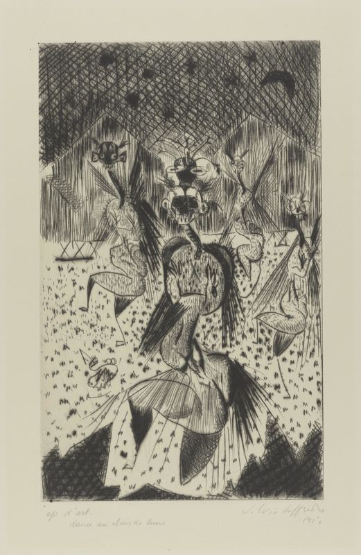 Silvio Loffredo, Dance in the Moonlight, 1950