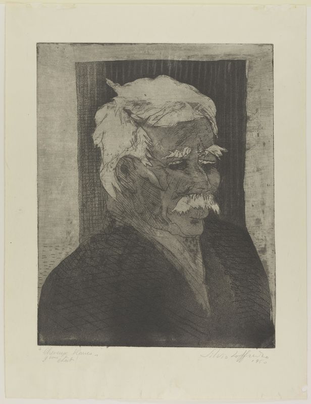 Silvio Loffredo, Cheveux Blanc, 1950