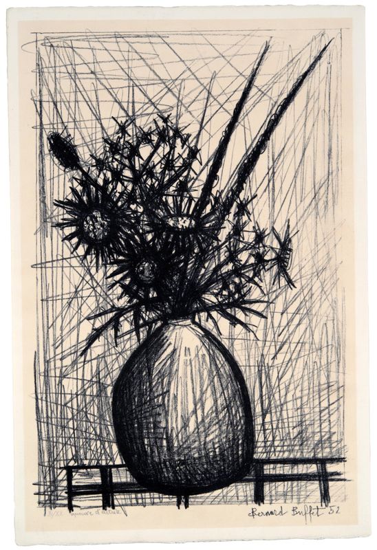 Bernard Buffet, Thistles (Chardons), 1952