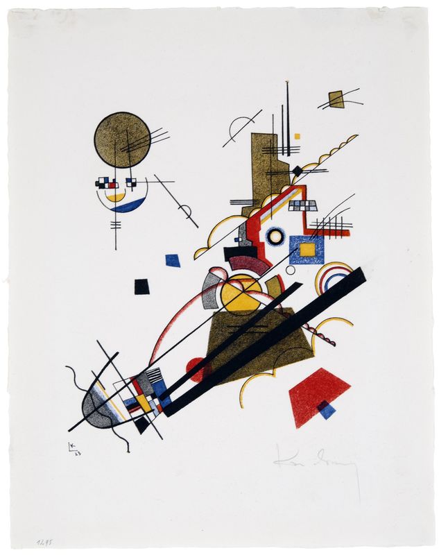 Wassily Kandinsky, Joyous Ascent, 1923