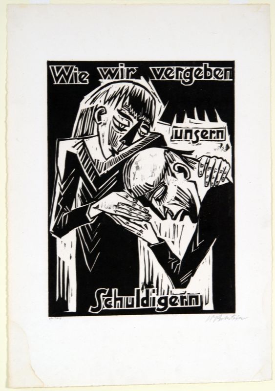 Max Pechstein, As we Forgive our Debtors, 1921