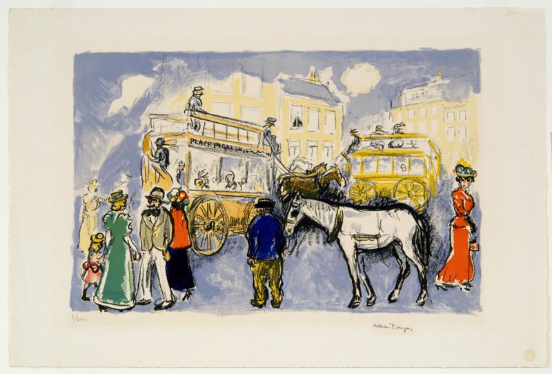 Kees van Dongen, Place Pigalle, n.d.