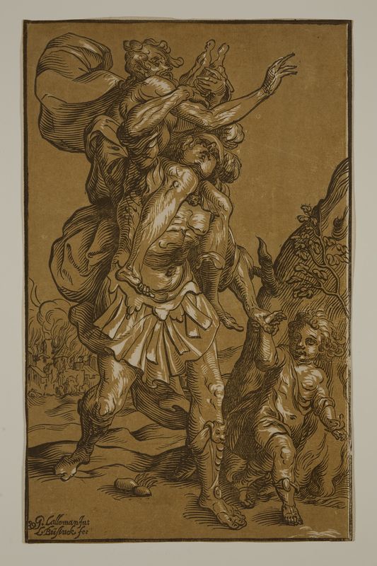 Ludolph Busing, Aeneas Saving Anchises, 1630