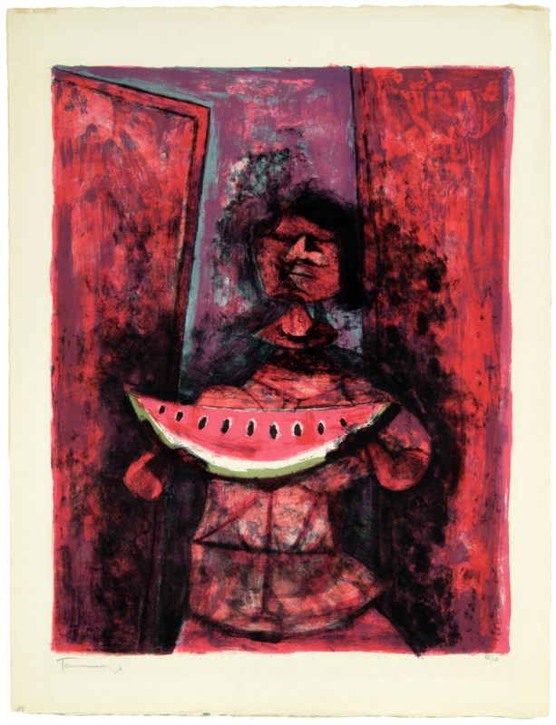 Rufino Tamayo, Woman With Watermelon, 1950