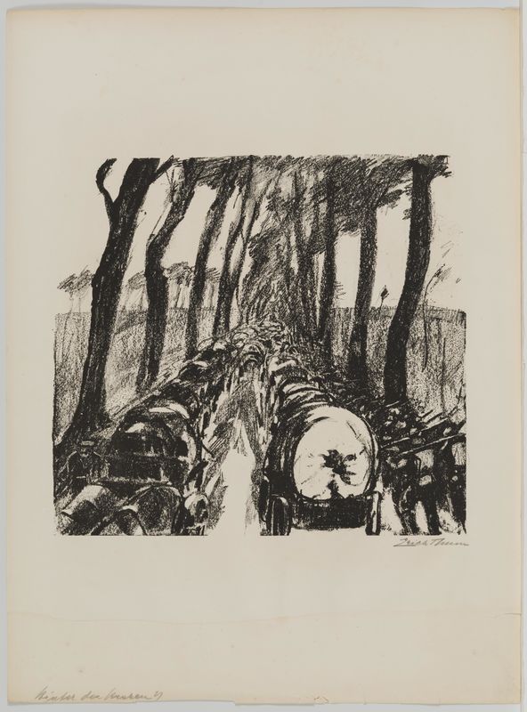 Erich Thum, Military Road, 1915