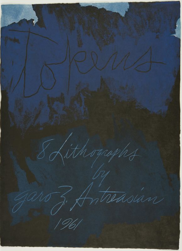 Garo Zareh Antreasian, Title page (I), June 2-6, 1961