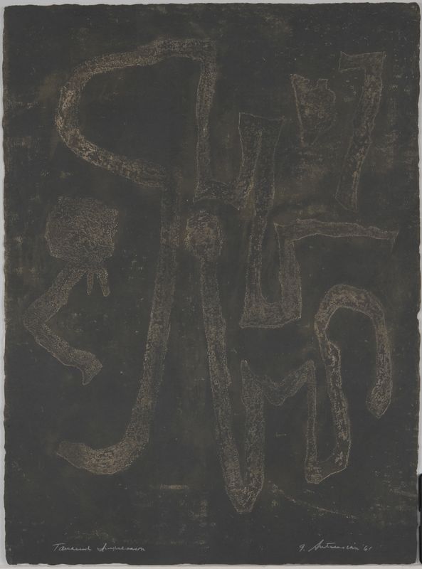 Garo Zareh Antreasian, Untitled (VIII), April 11-26, 1961