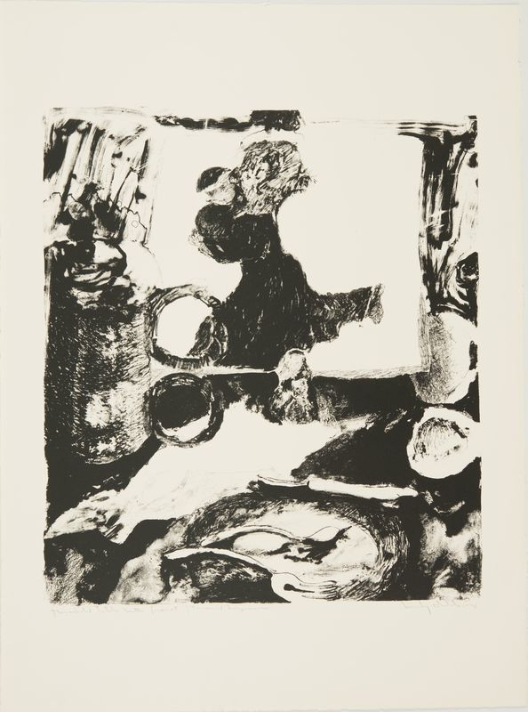 Wesley Chamberlin, Household Table with Priest, March 1962