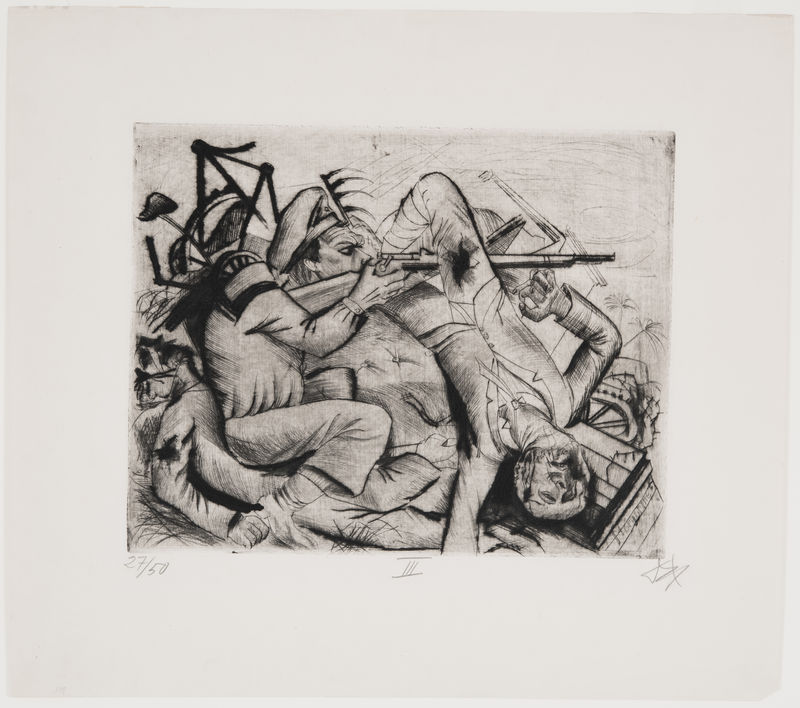 Otto Dix, The Barricade, 1922