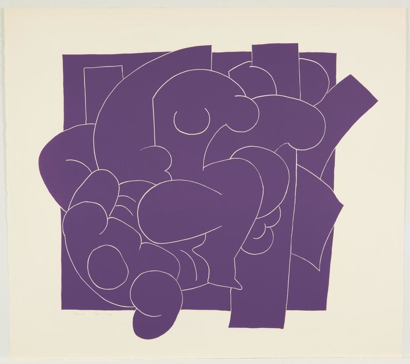 Reva Urban, Purple Concrete (VII), July 12-24, 1962