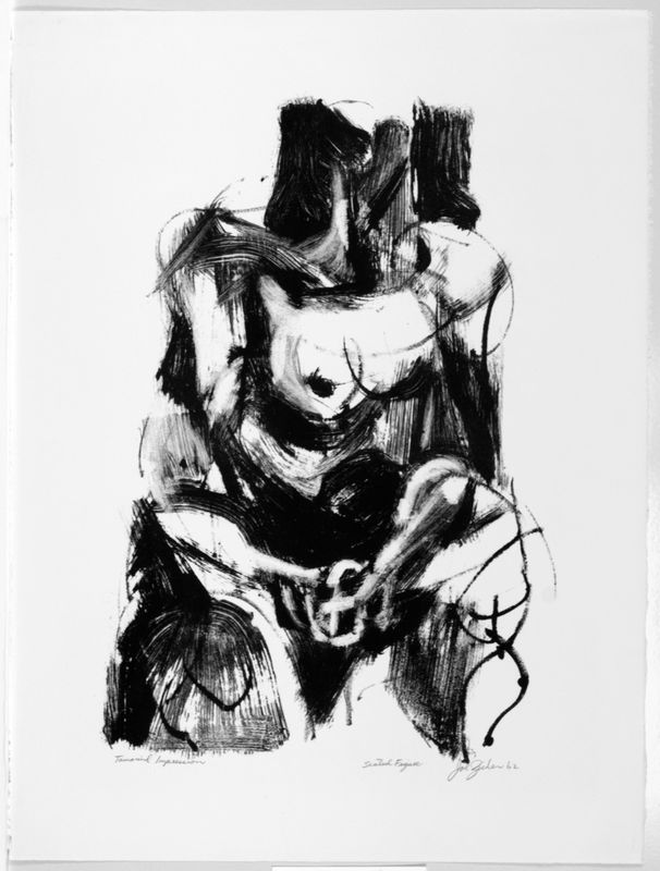 Joe Zirker, Seated Figure, 1962