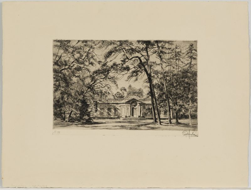 Peter Halm, Amalienburg in Nymphenburg, 1854