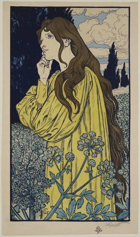 Eugène Grasset, Méditation, 1897