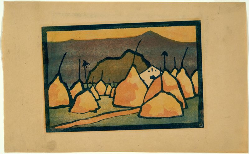 Gabriele Münter, Haystacks, ca. 1913